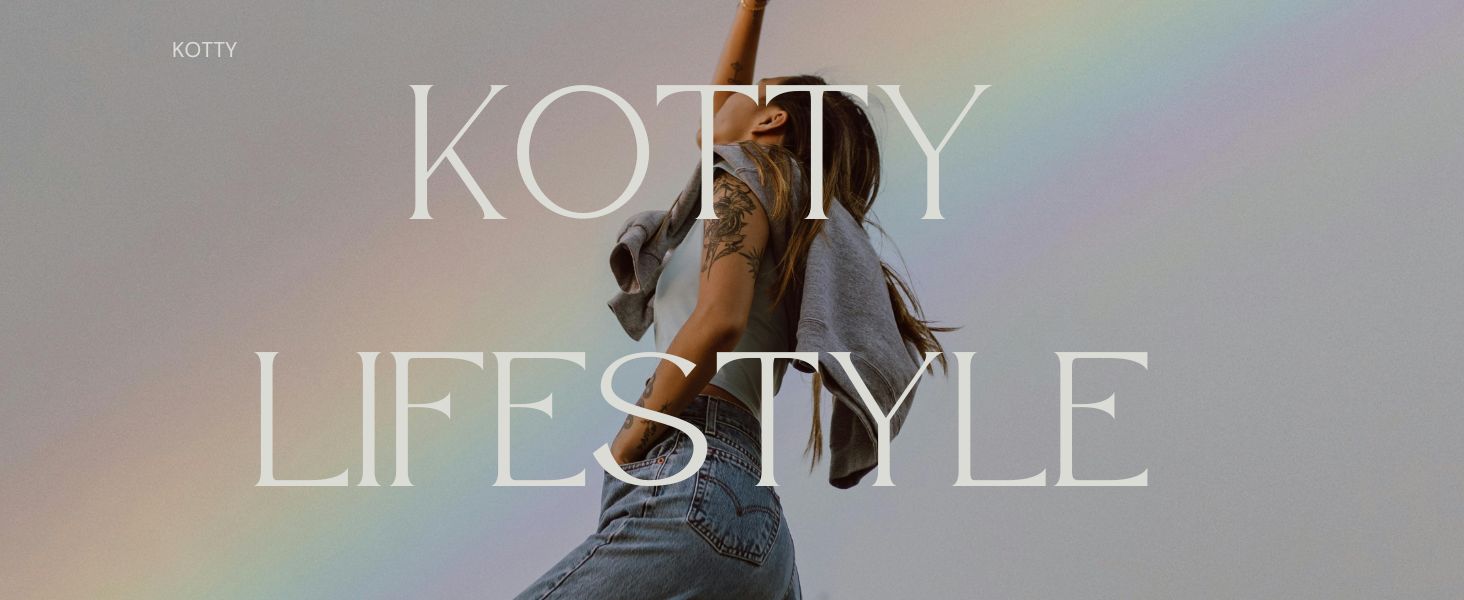 KOTTY Women Wide Leg Baggy Jeans High Waist Relaxed Fit Denim Casual Wear - Image 4